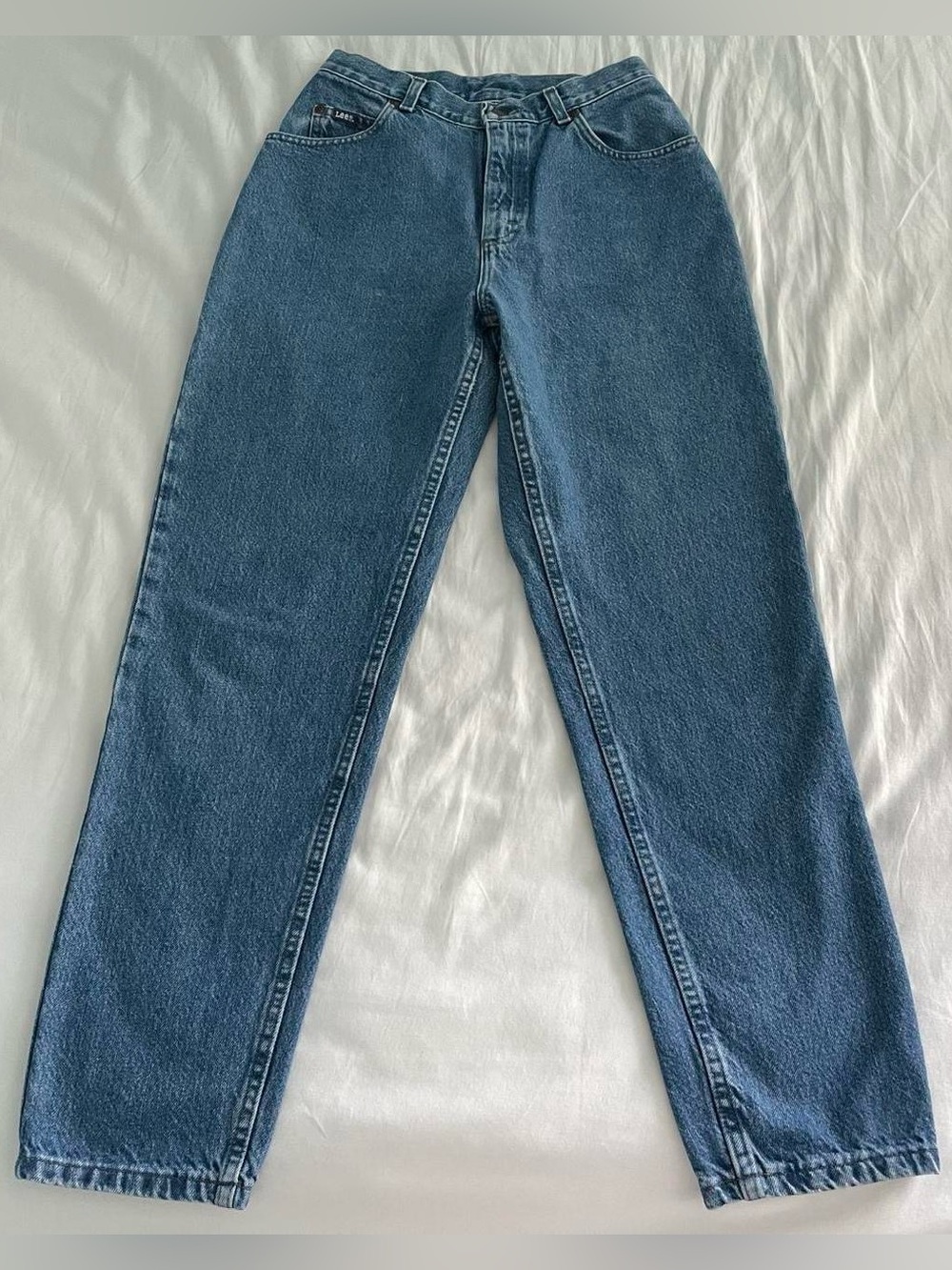 Lee Straight Leg Women's Jeans in Classic Blue Denim